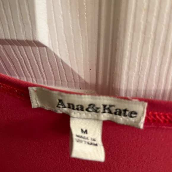 ANA & KATE~CORAL/PINK~BLOUSE~M-LG - Picture 2 of 5